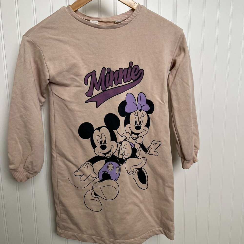 H&M x Disney 8-9y Minnie Mouse Sweater Dress